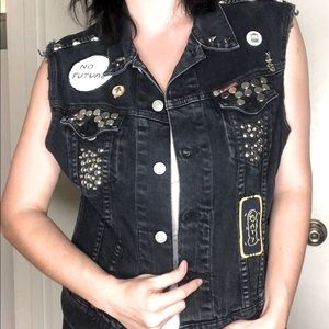 90’s Punk Vintage Denim Vest